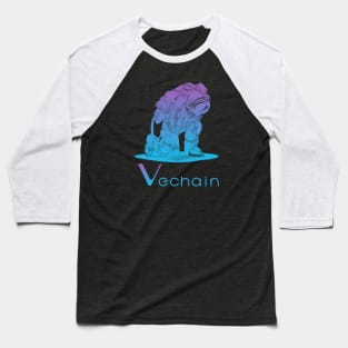 Vechain coin Crypto coin Crytopcurrency Baseball T-Shirt